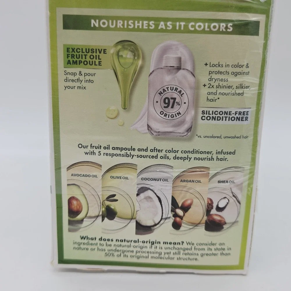 3x Garnier Nutrisse Nourishing Creme Hair Color #20 Black Tea Soft Black *READ*